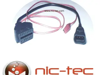 3pol til 16 Pol OBD Adaptor kabel til Fiat og Alfa