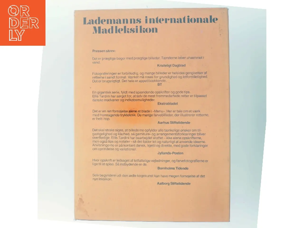 Billede 3 - Kalv & Lam MENU Internationalt Madleksikon (Bog)