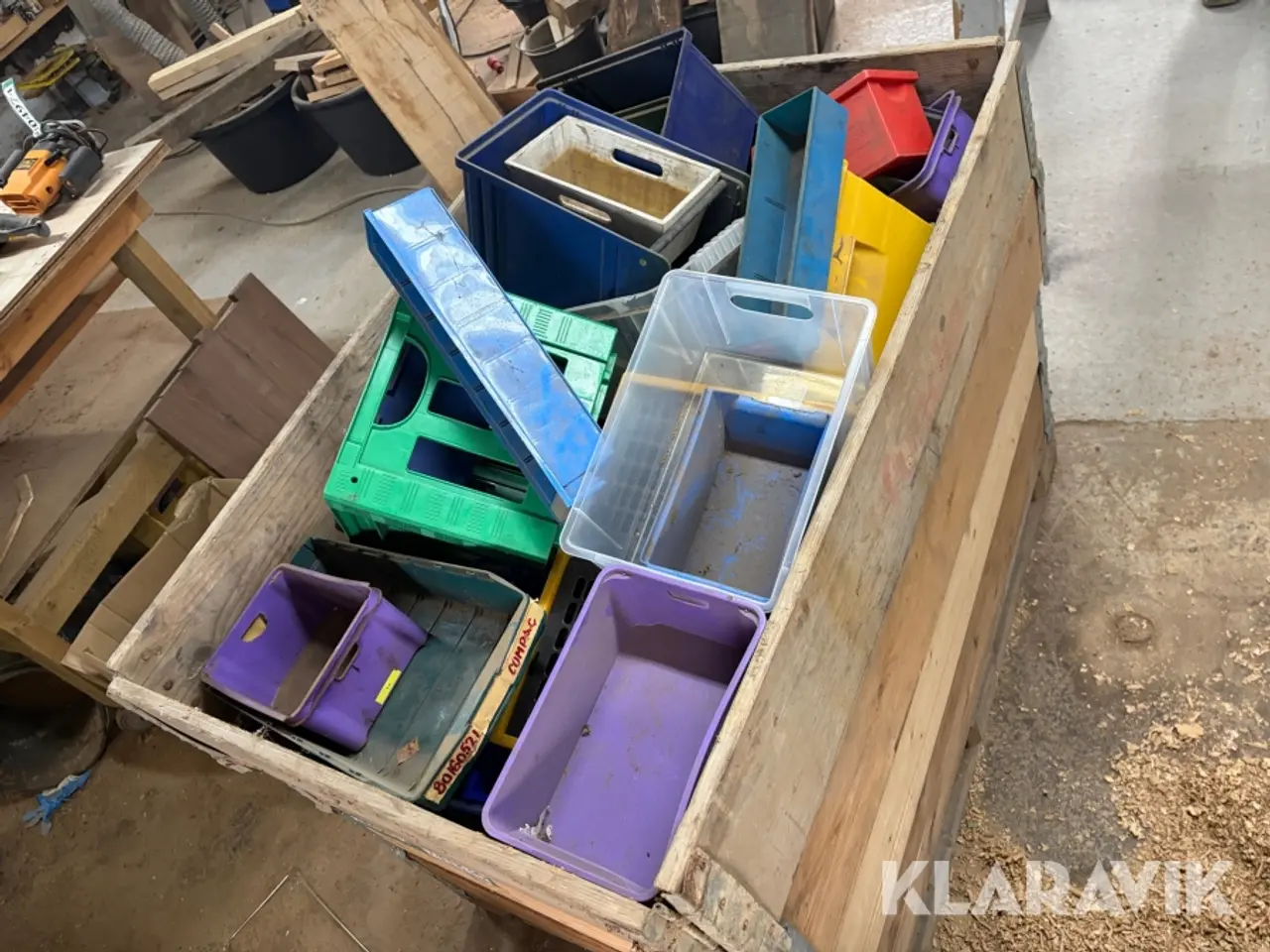 Billede 5 - Lot med plastikkasser - 1 palle