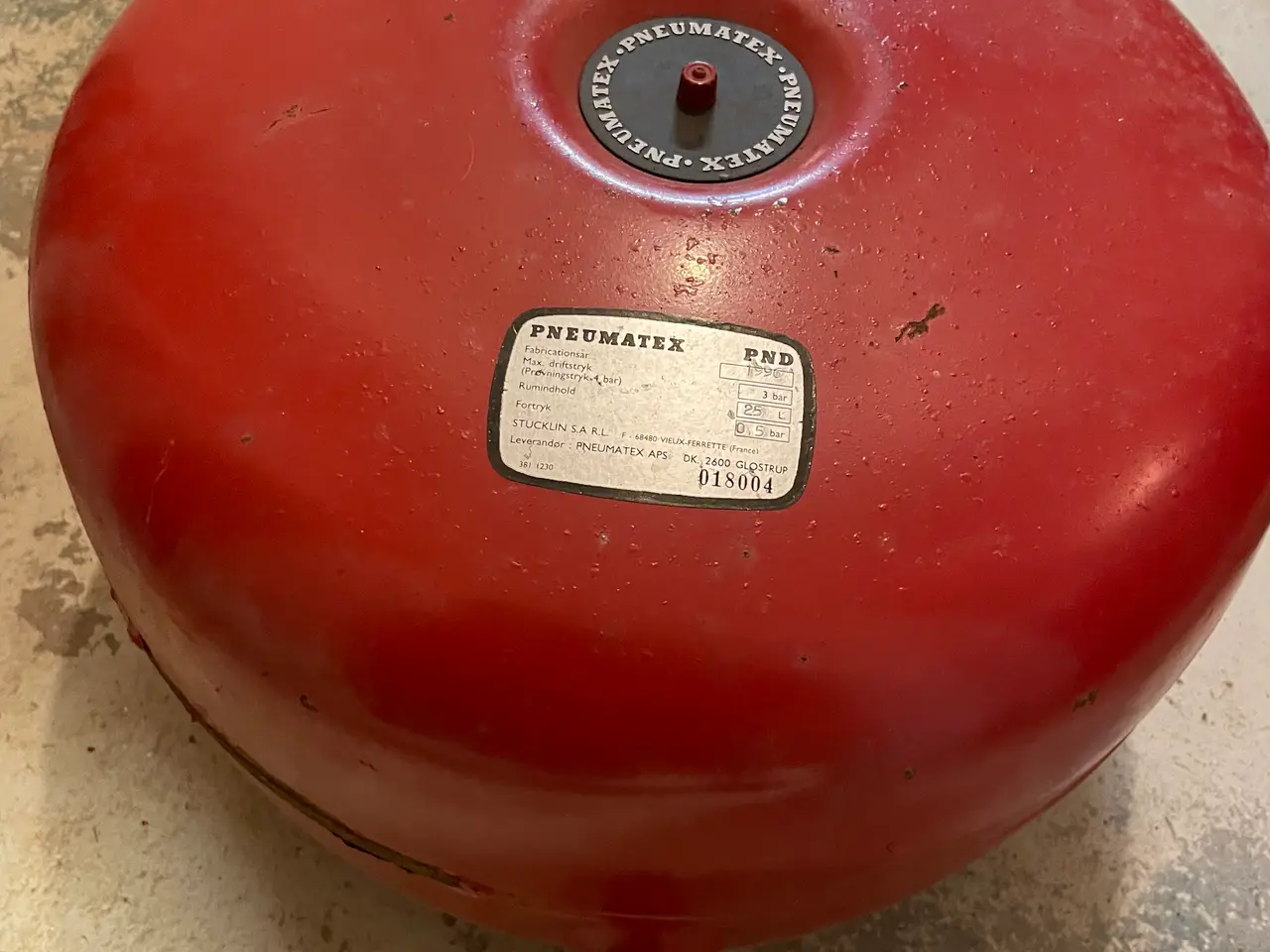 Billede 1 - Expantionsbeholder 25 ltr. Pneumatex