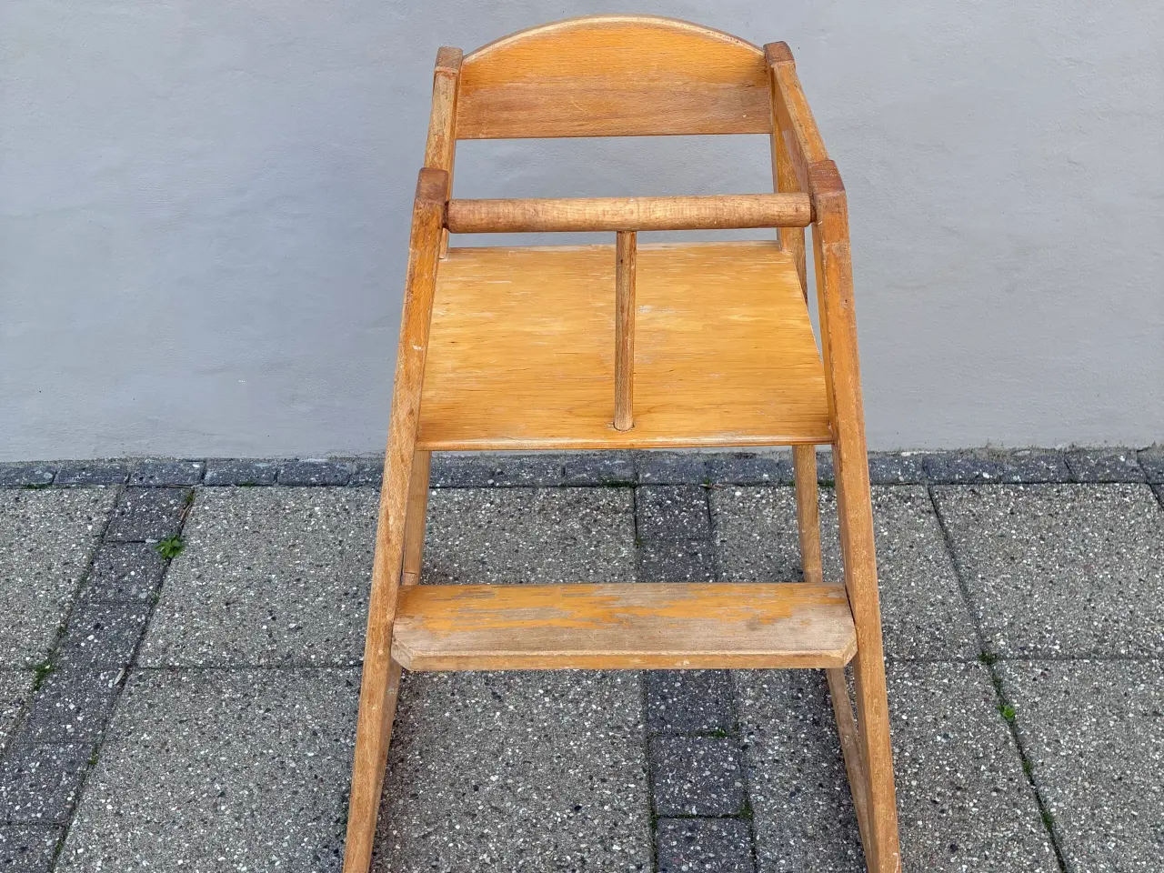 Billede 3 - Vintage højstol i bøgetræ
