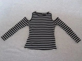 Smart bluse med bare skulder i str. 170
