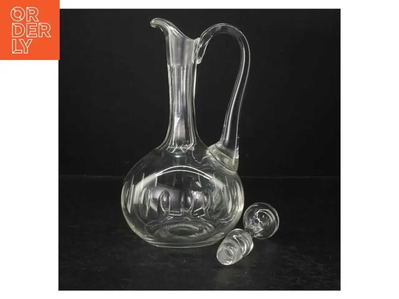 Billede 2 - Krtstal kataffel (str. 32 cm)