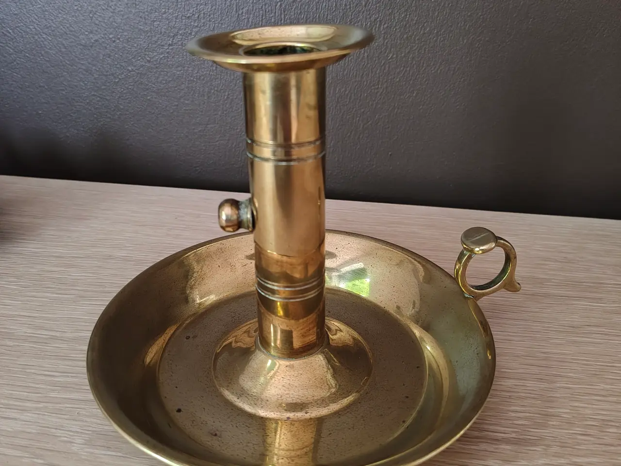 Billede 3 - Fin messing kammerstage