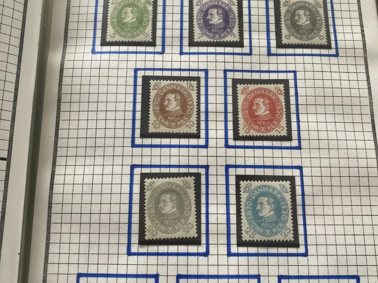 Billede 6 - Frimærker 1904-1933 diverse 1,2,3,4,5 mv. øre