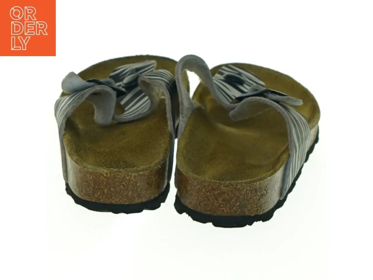 Billede 4 - Zebra-stribede sandaler (str. 21 cm lang)