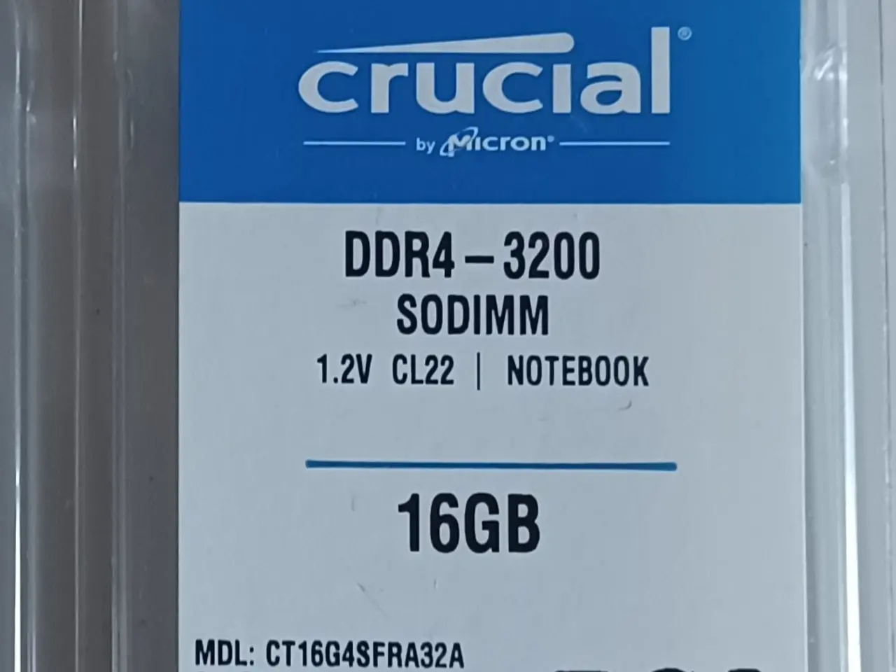 Billede 1 - Crucial DDR4 16GB 3200MHz RAM