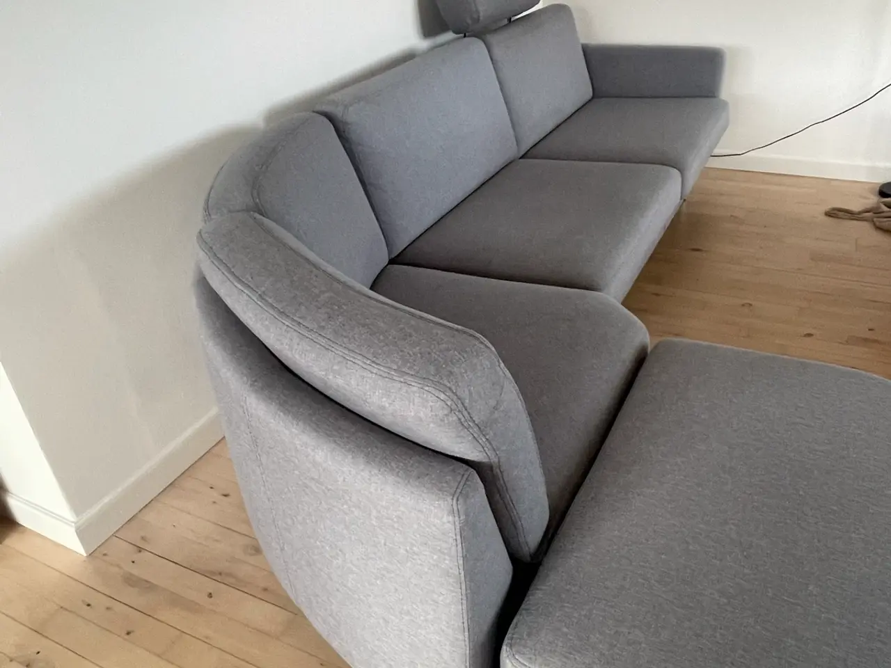 Billede 1 - Sofa med chaiselong.