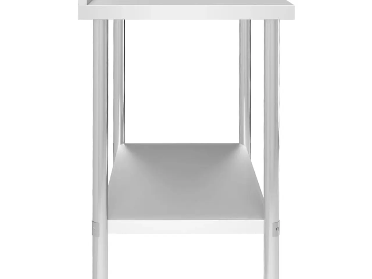 Billede 4 - Arbejdsbord til køkken med stænkplade 100×60×93 cm - rustfrit stål