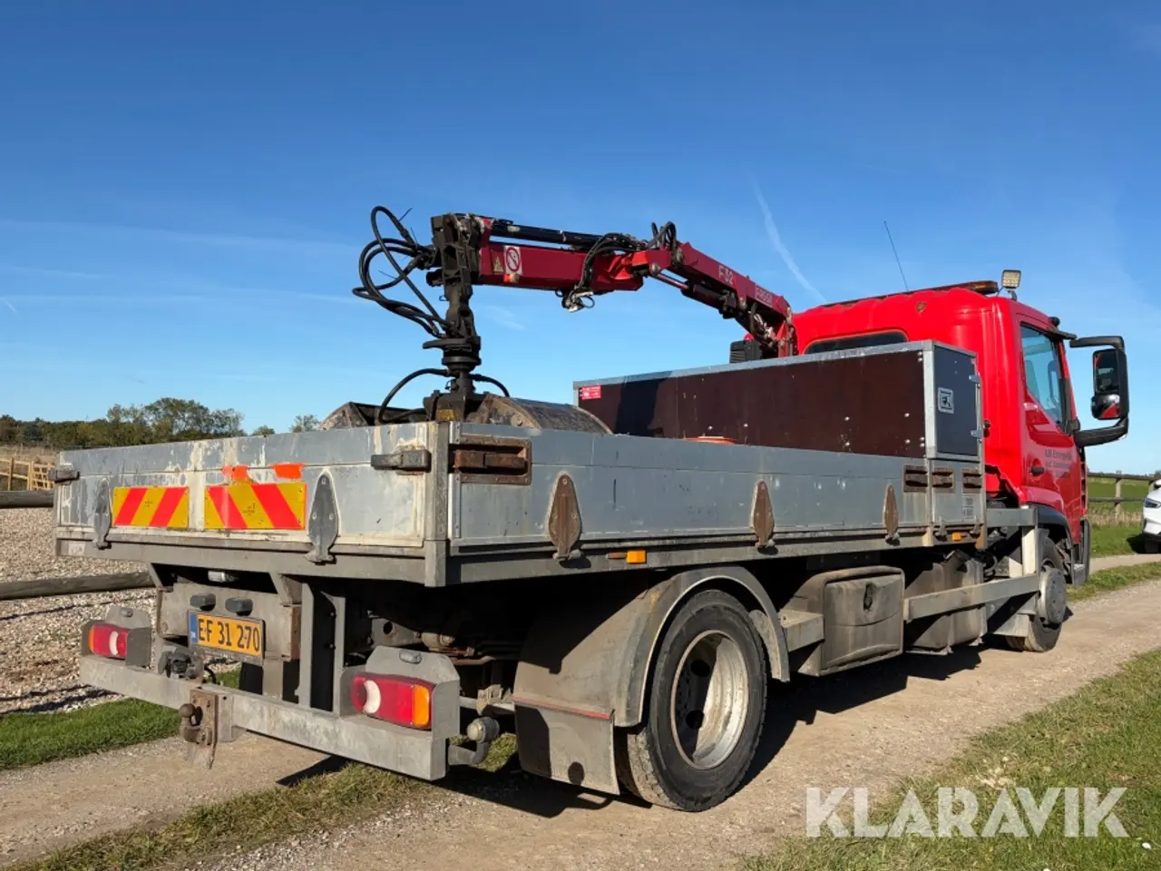 Billede 3 - Kranbil Renault D-serien D 7.5 180