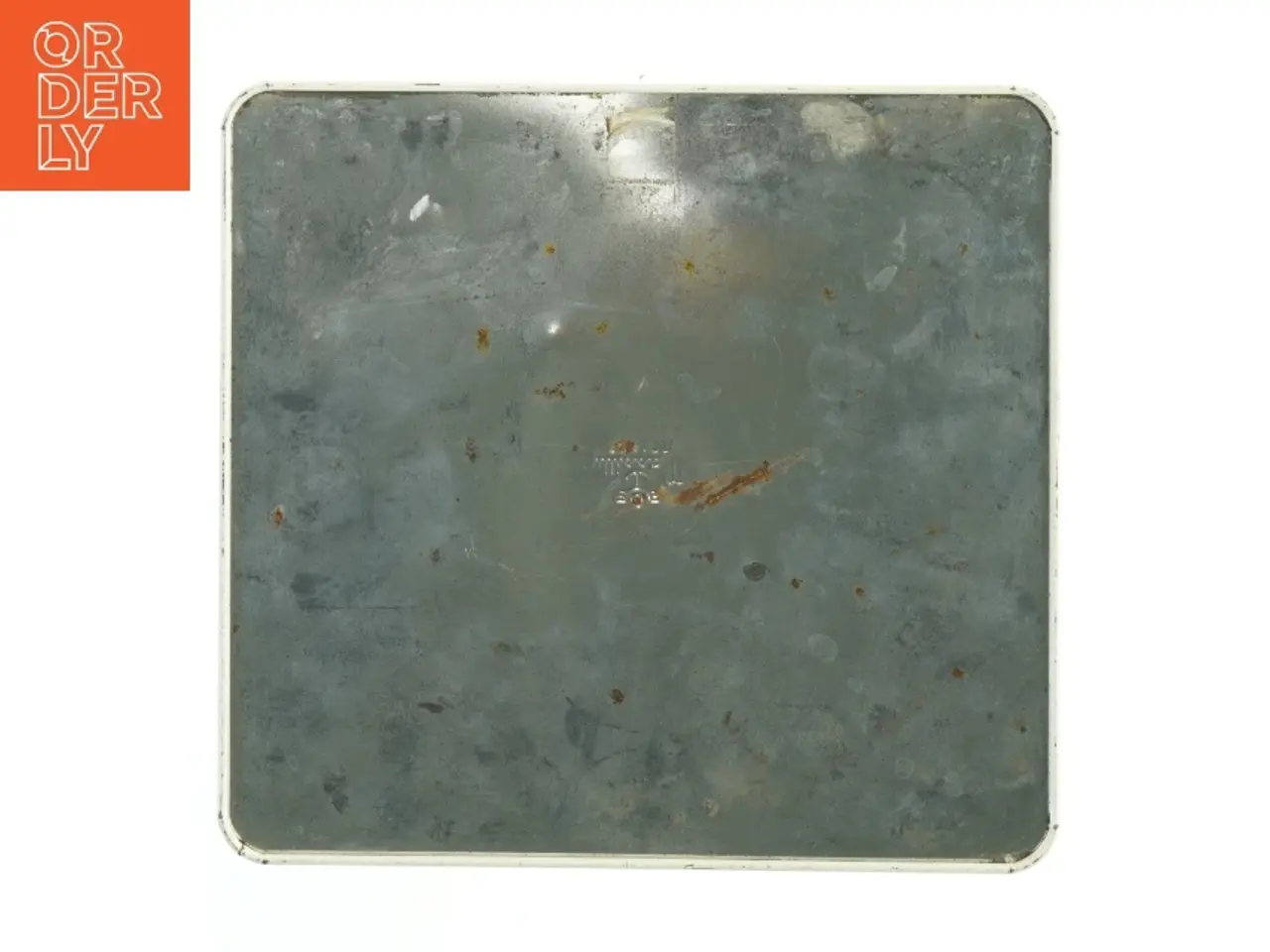 Billede 6 - Antik fransk metal kagedåse fra Massily (str. 22x23x7 cm)