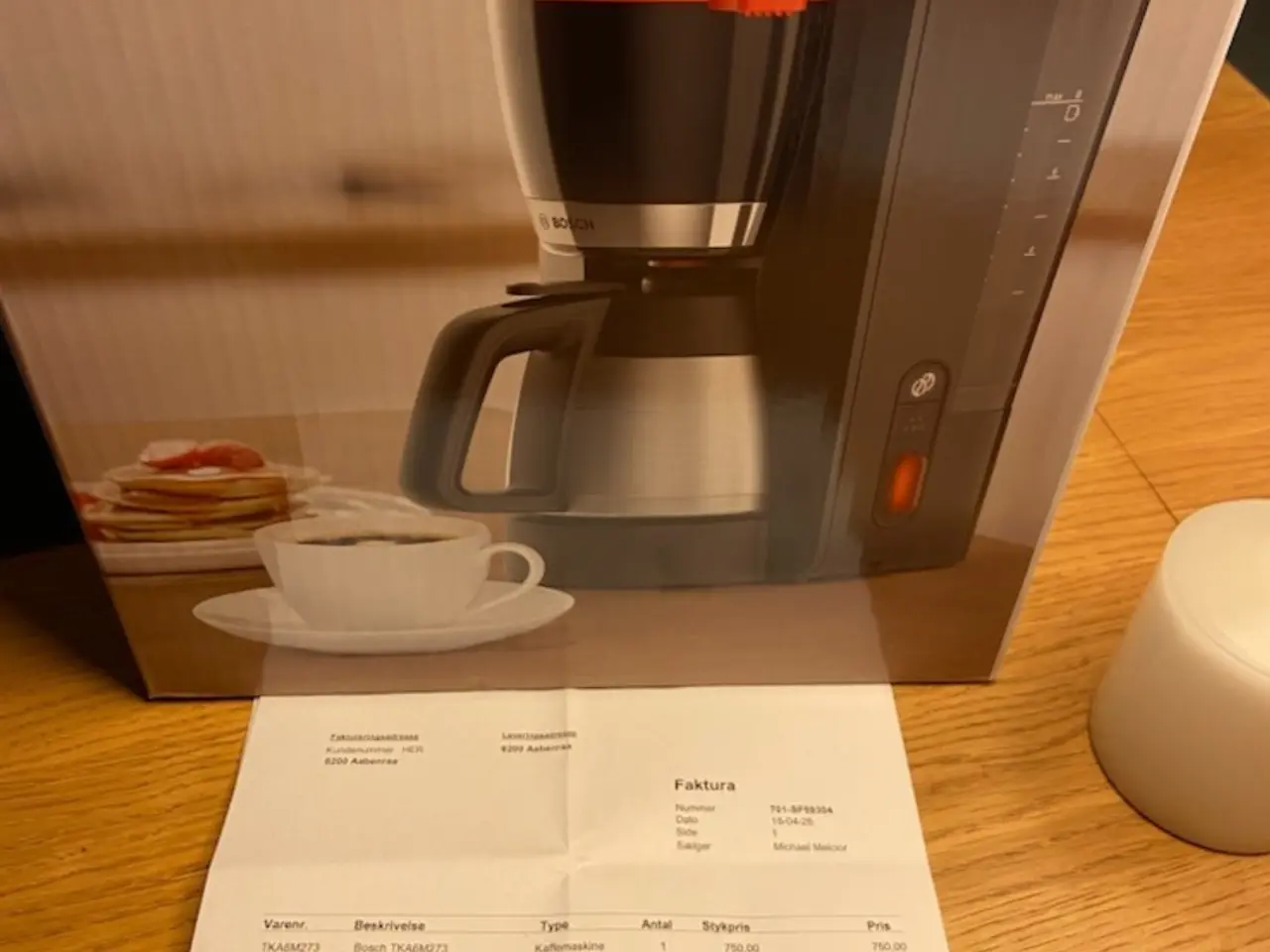 Billede 1 - Ny Bosch kaffemaskine