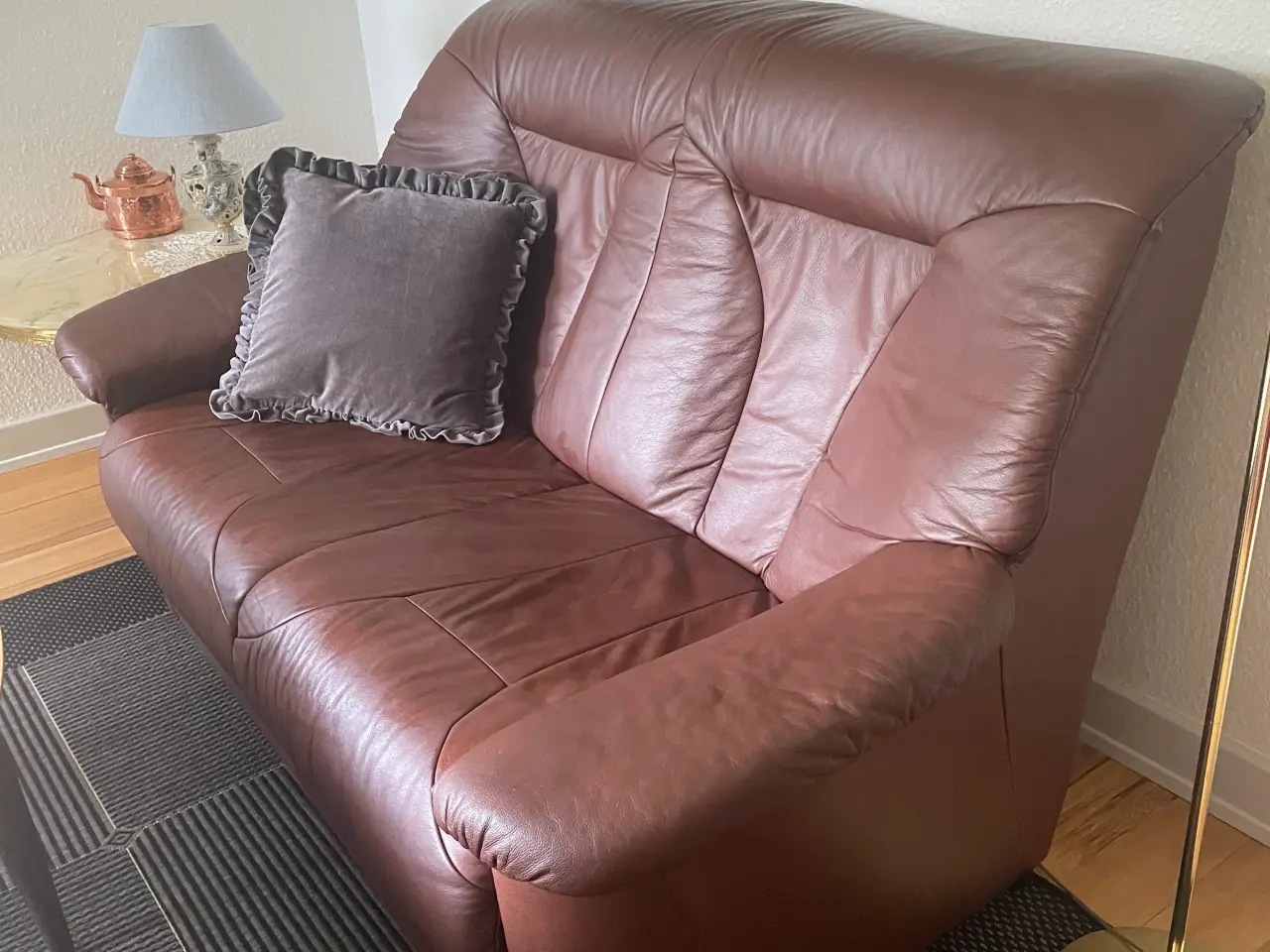 Billede 1 - Lædersofa 2pers