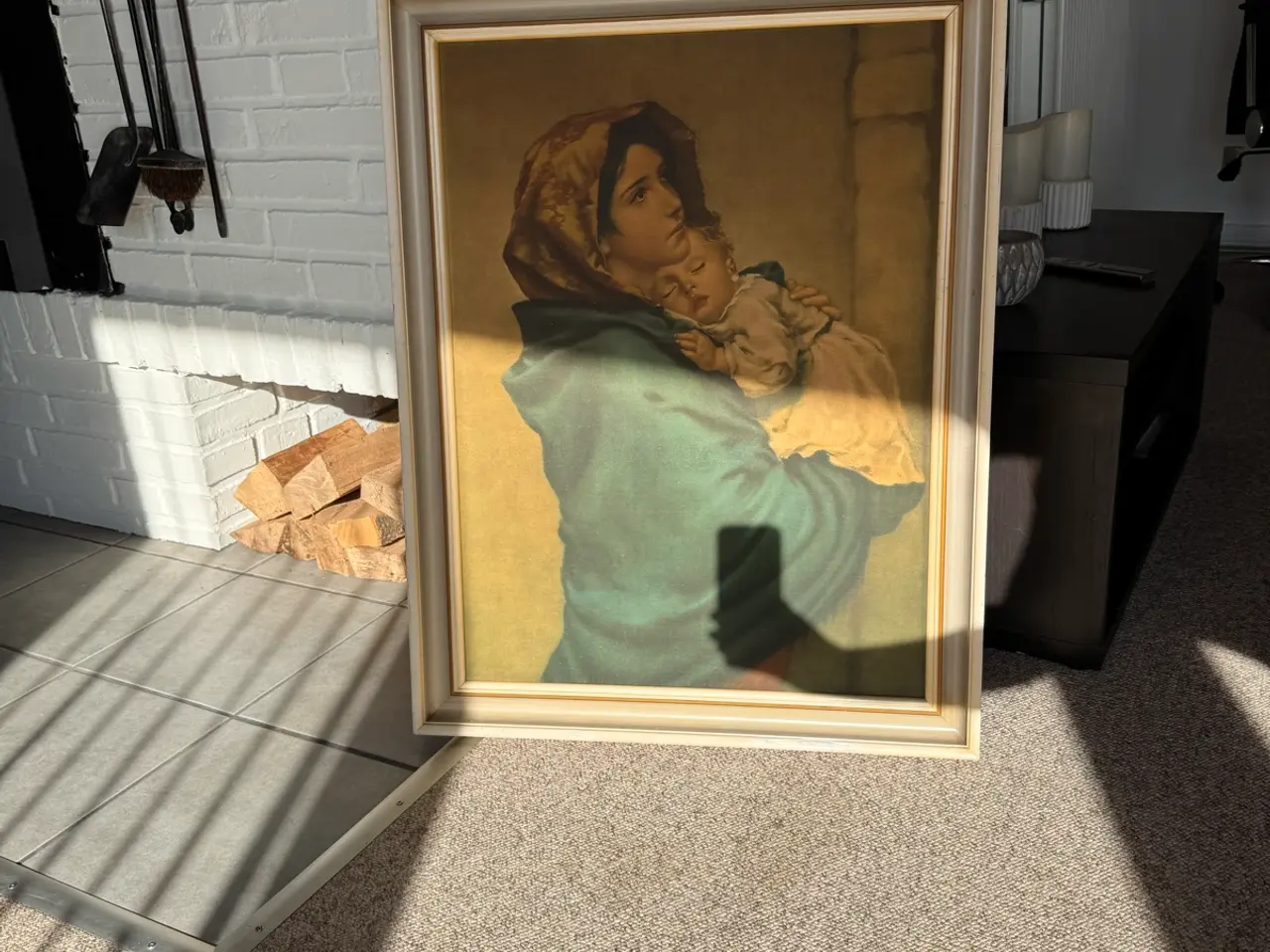 Billede 2 - Smukt vintage billede – Madonna med barn