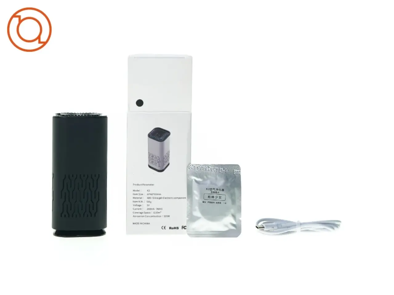 Billede 2 - Portable air purifier fra K 2 (str. 13 x 6 x 6 cm)