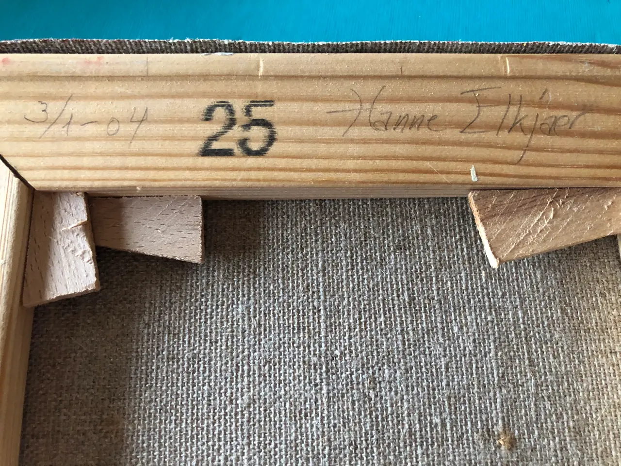 Billede 2 - Maleri - 25 cm x 25 cm