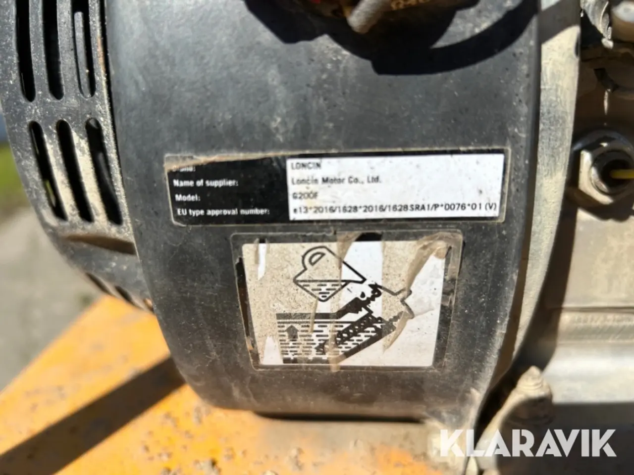 Billede 8 - Pladevibrator Loncin 200F