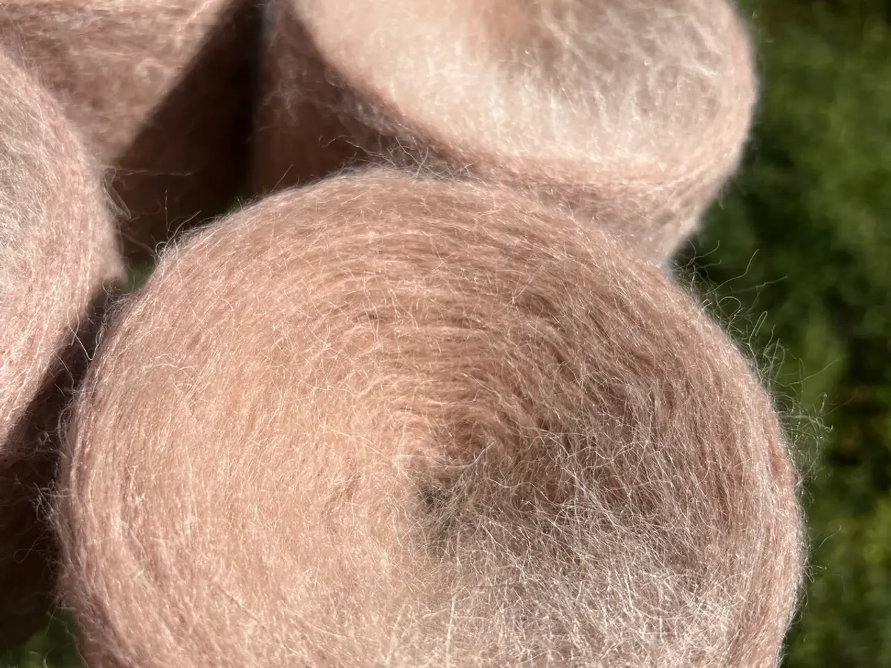 Billede 2 - Italiensk garn - Mohair / Silke - Beige Rosa - 515