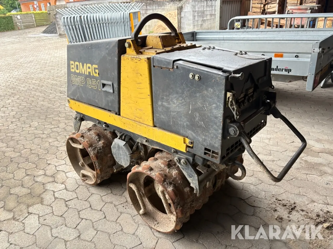 Billede 3 - Rende- og grøftevalse Bomag BMP 851, fjernstyret