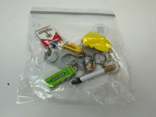 Retro nøgleringe lot: 'Reklame'