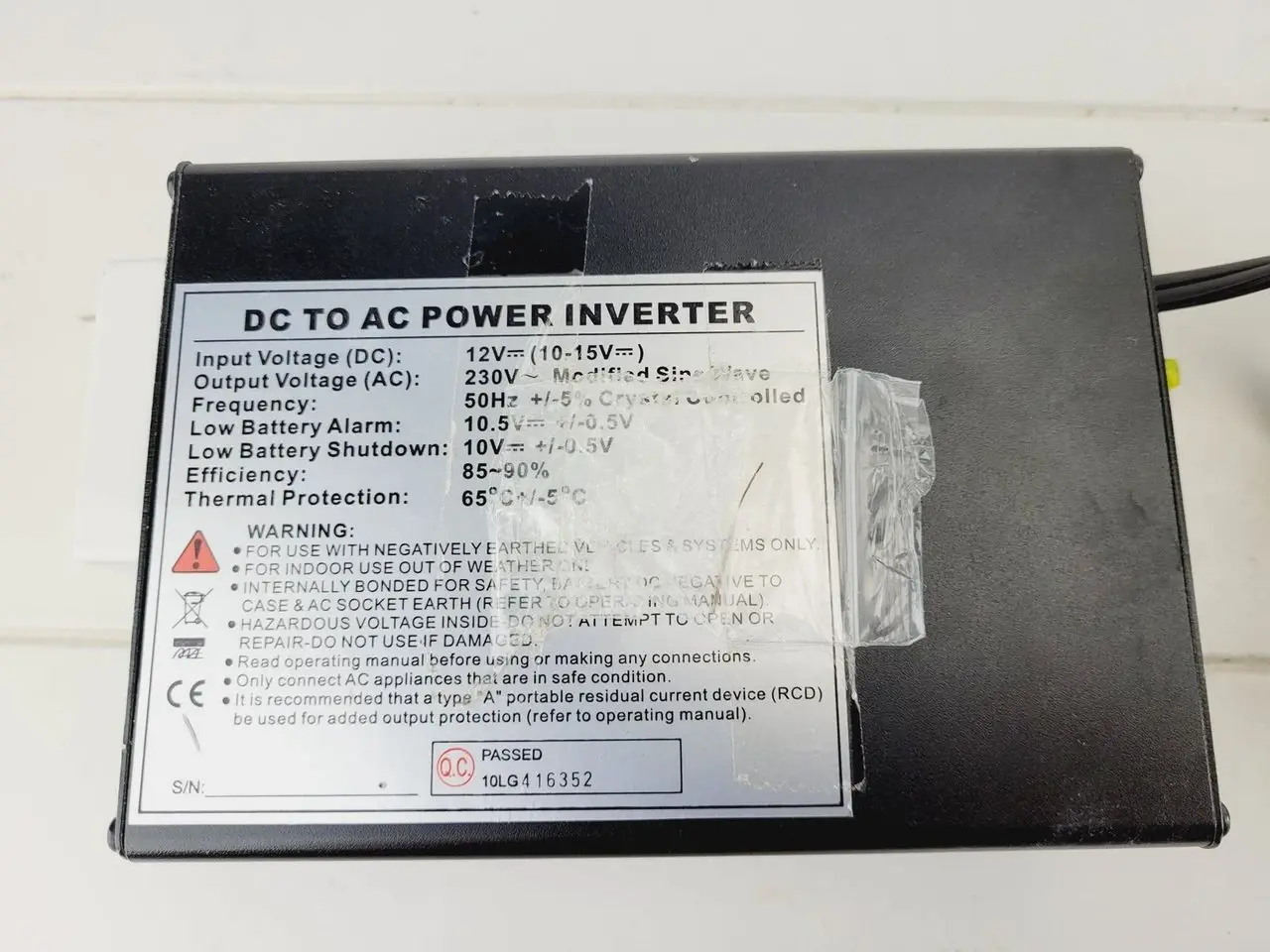 Billede 4 - ⭐️- RAZE INVERTER/OMFORMER 175 W 12 TIL 230 V