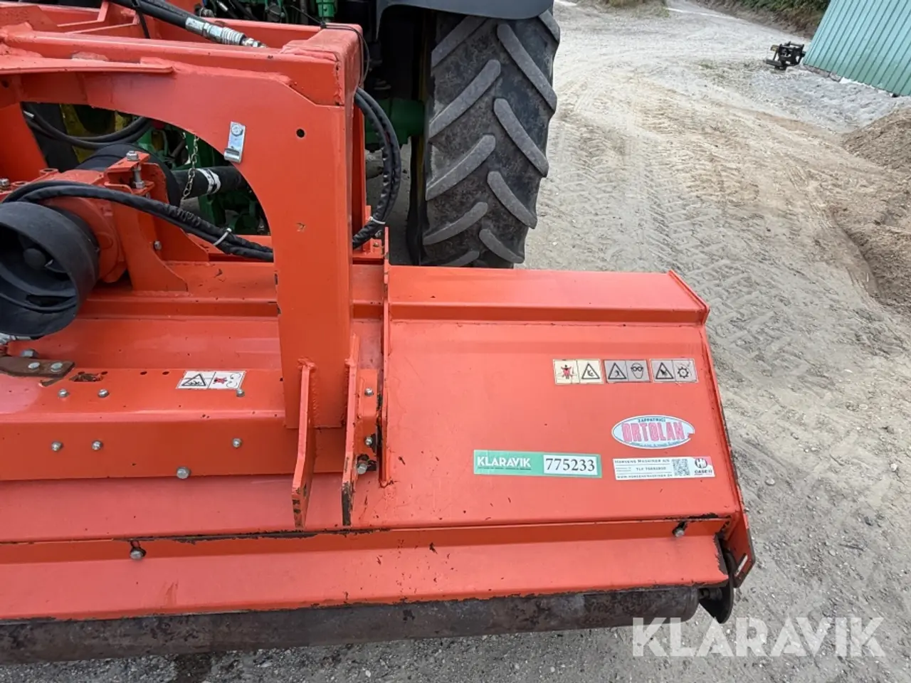 Billede 10 - Front og bagmonteret slagleklipper Ortolan T40250R