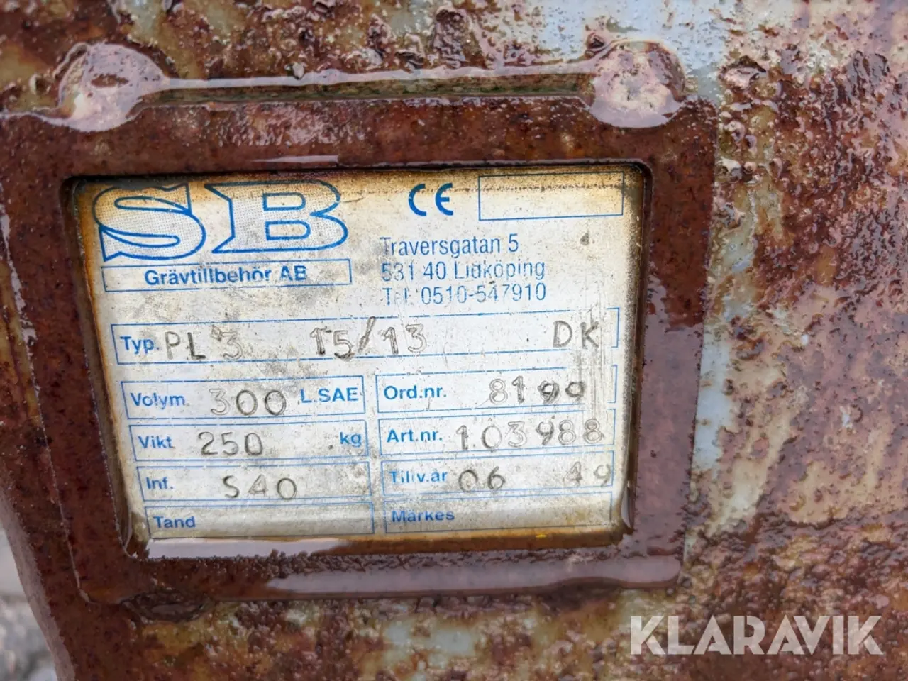 Billede 9 - Planerskovl SB Grävtillbehör AB PL 3 – 15/13