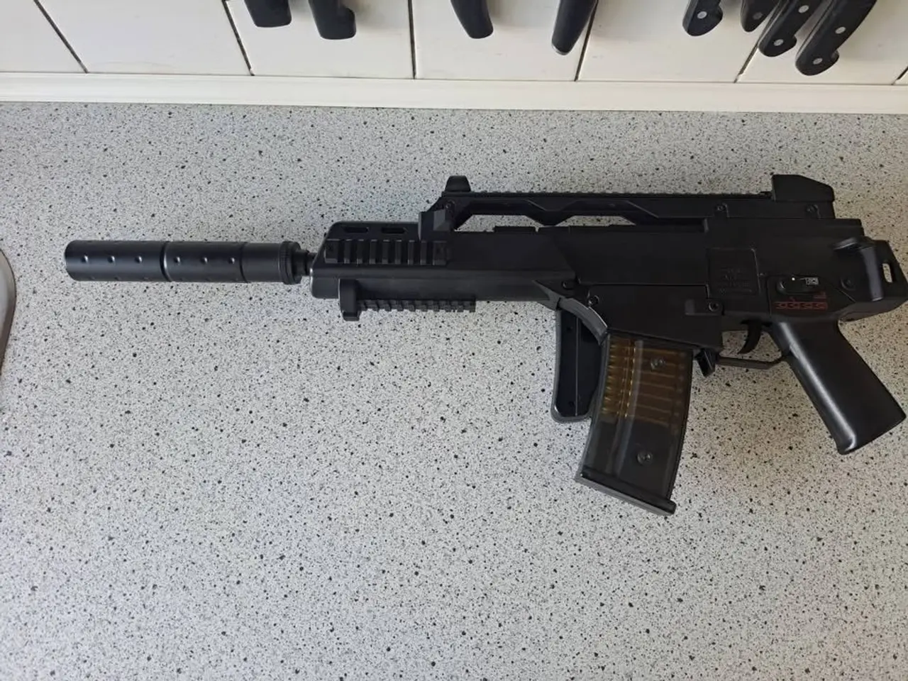 Billede 4 - Soft gun som ny samt 2 stk pistoler 1 manuel og 1