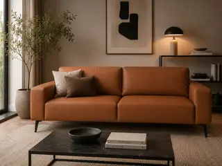Hjort Knudsen Copenhagen ANILUX  lædersofa OUTLET