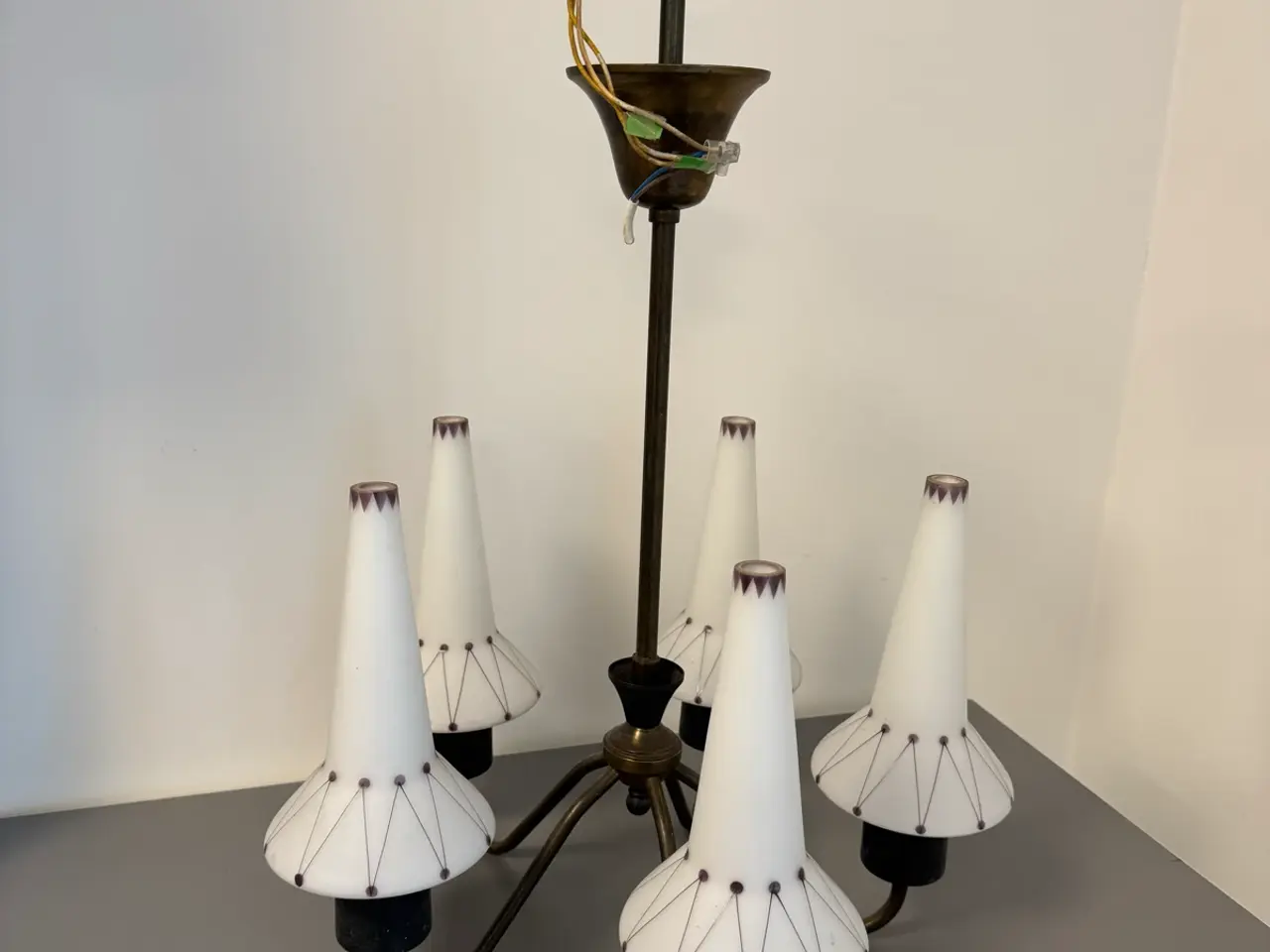 Billede 2 - Loftlampe antik