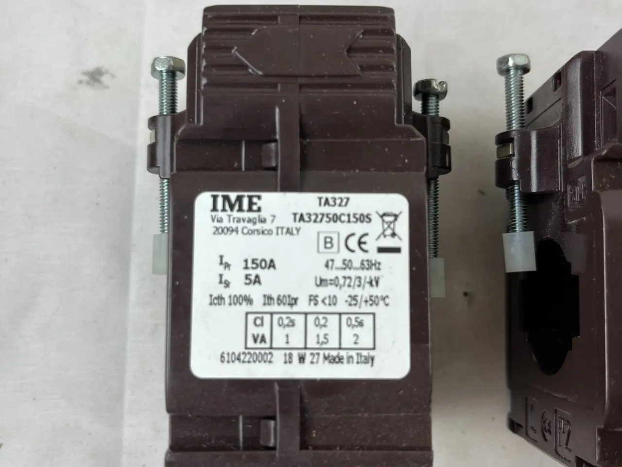 Billede 3 - IME TA327 TA32750C150S strømtransformer 150/5A 3x