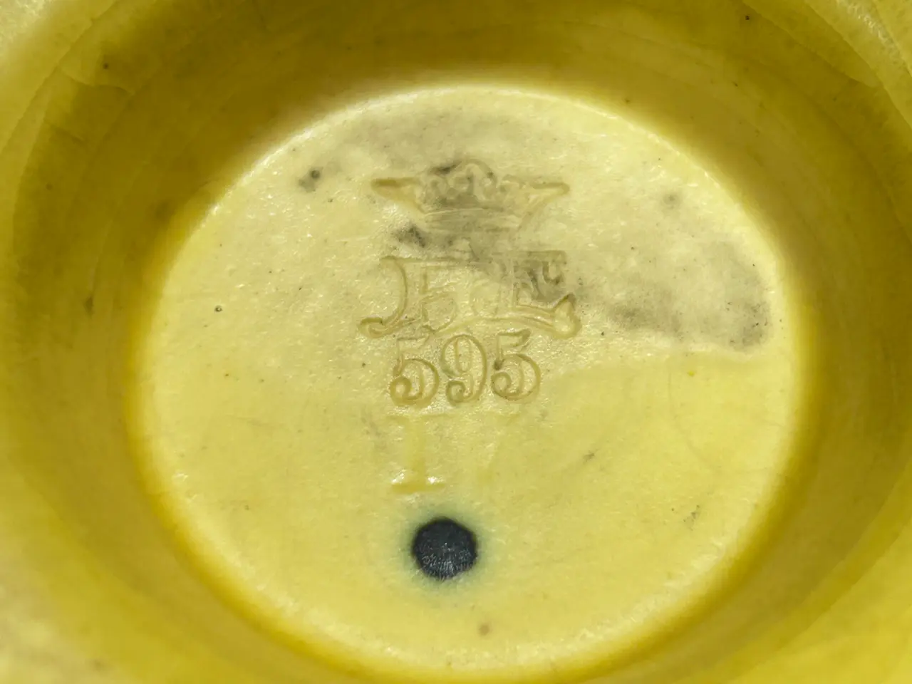 Billede 3 - Antik P. Ipsens Enke vase (nr. 595) 