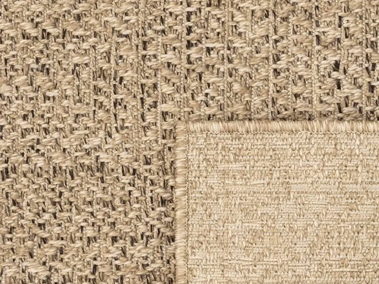Billede 7 - Gulvtæppe ZIZUR 200×290 cm - jute-look til inde og ude