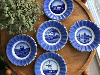 Blå platte - Aluminia/Royal Copenhagen 16 cm