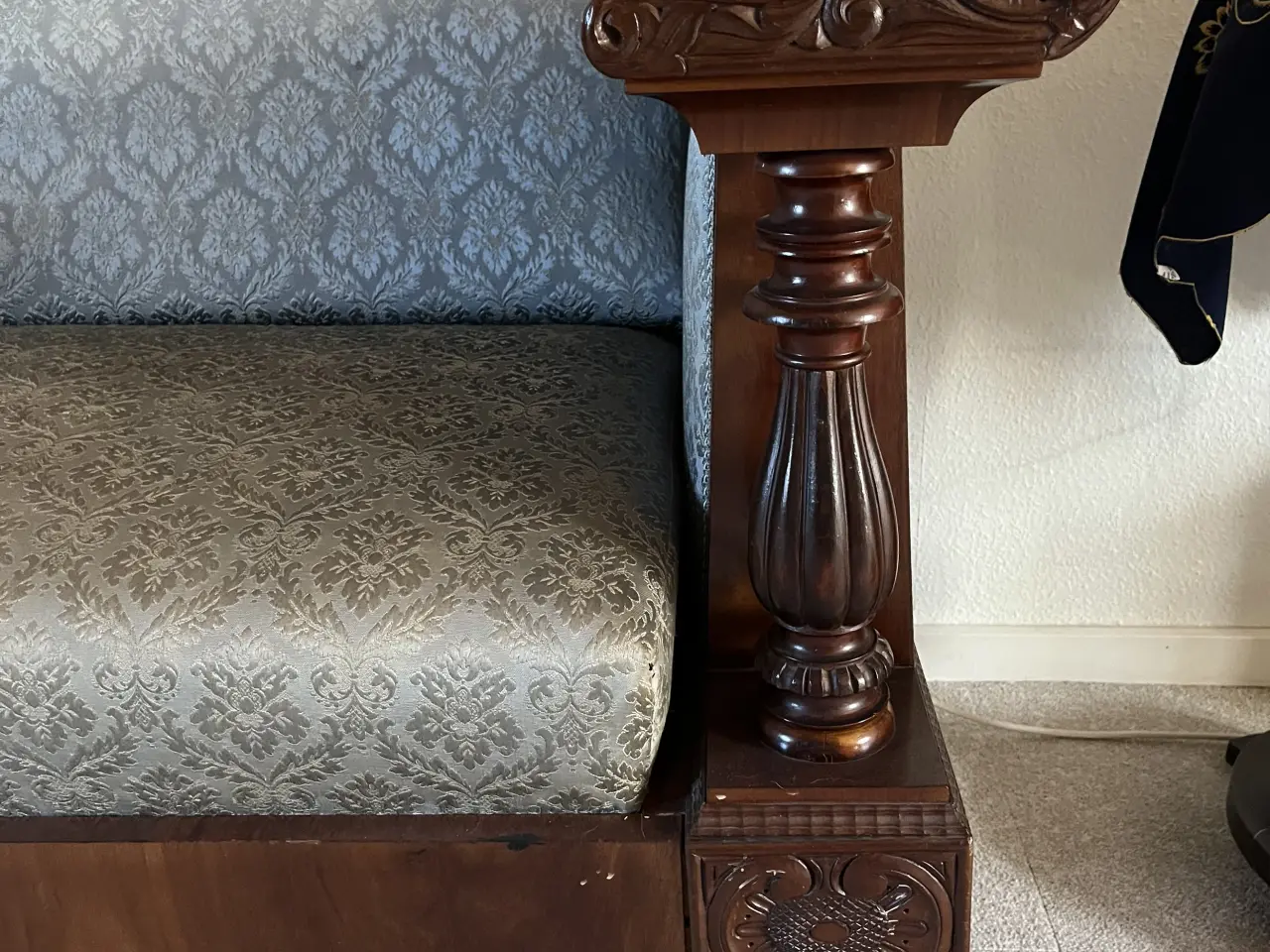 Billede 10 - Super flot antik mahogni sofa.