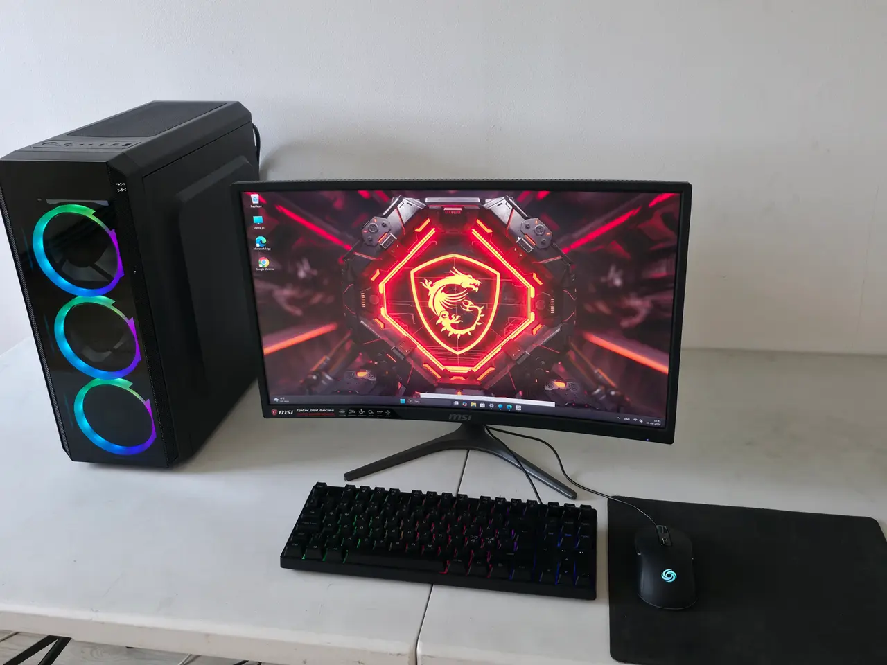 Billede 6 - MSI R5 Gaming Pc + 24" MSI Gaming Skærm