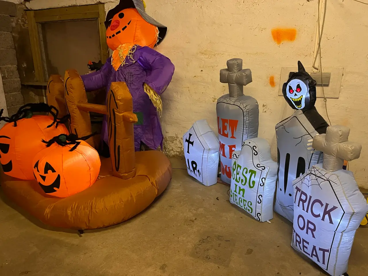 Billede 1 - Oppustelig halloween dekorationer