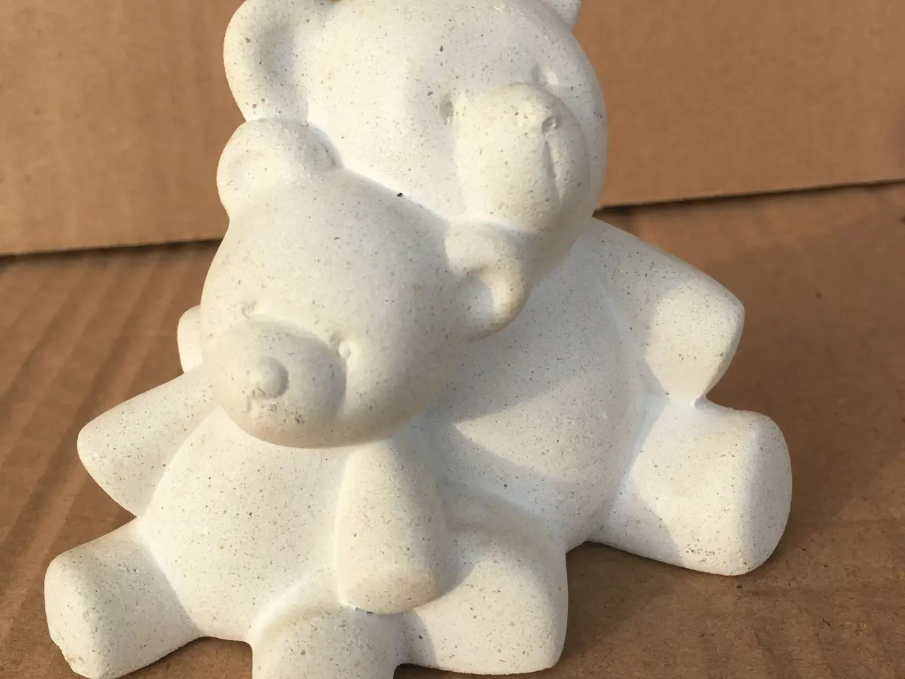 Billede 1 - Marbell sandstensfigur bamser