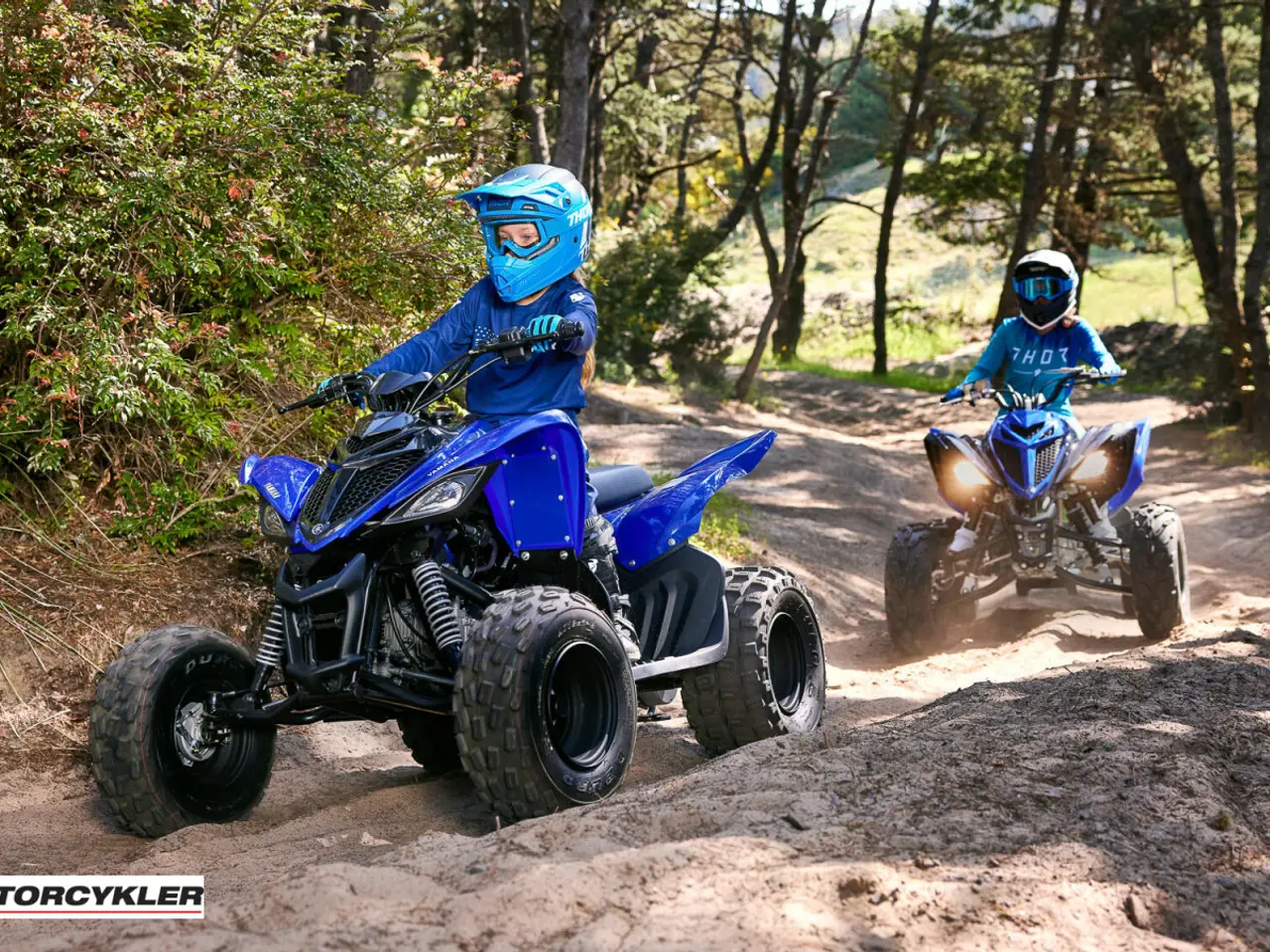 Billede 5 - Yamaha YFM 110 R Racing Blue