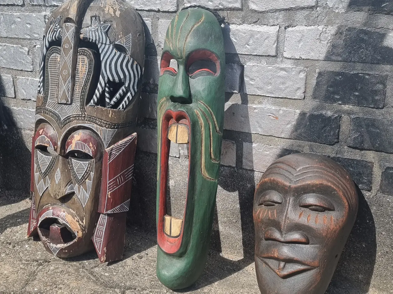 Billede 5 - Afrikanske figurer og masker.