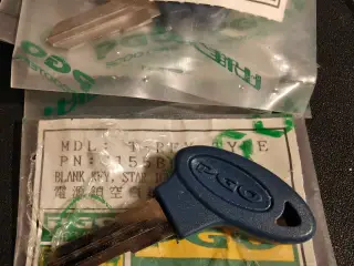 PGO Dr.Big/TR3/T-Rex. Ny Original Blank Nøgle