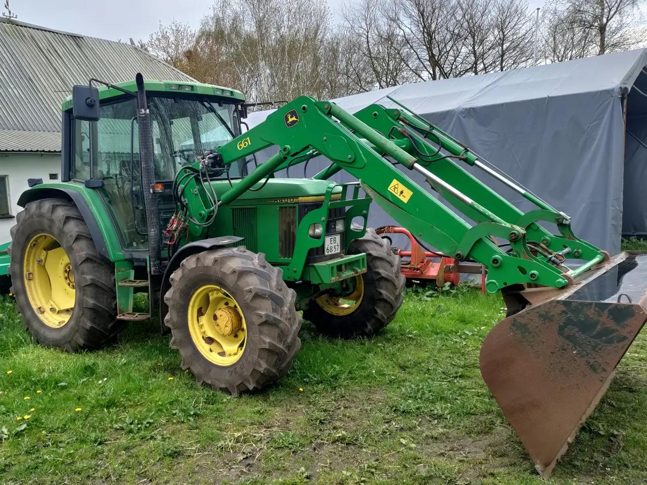 Billede 4 - Frontlæsser JD 661 med beslag