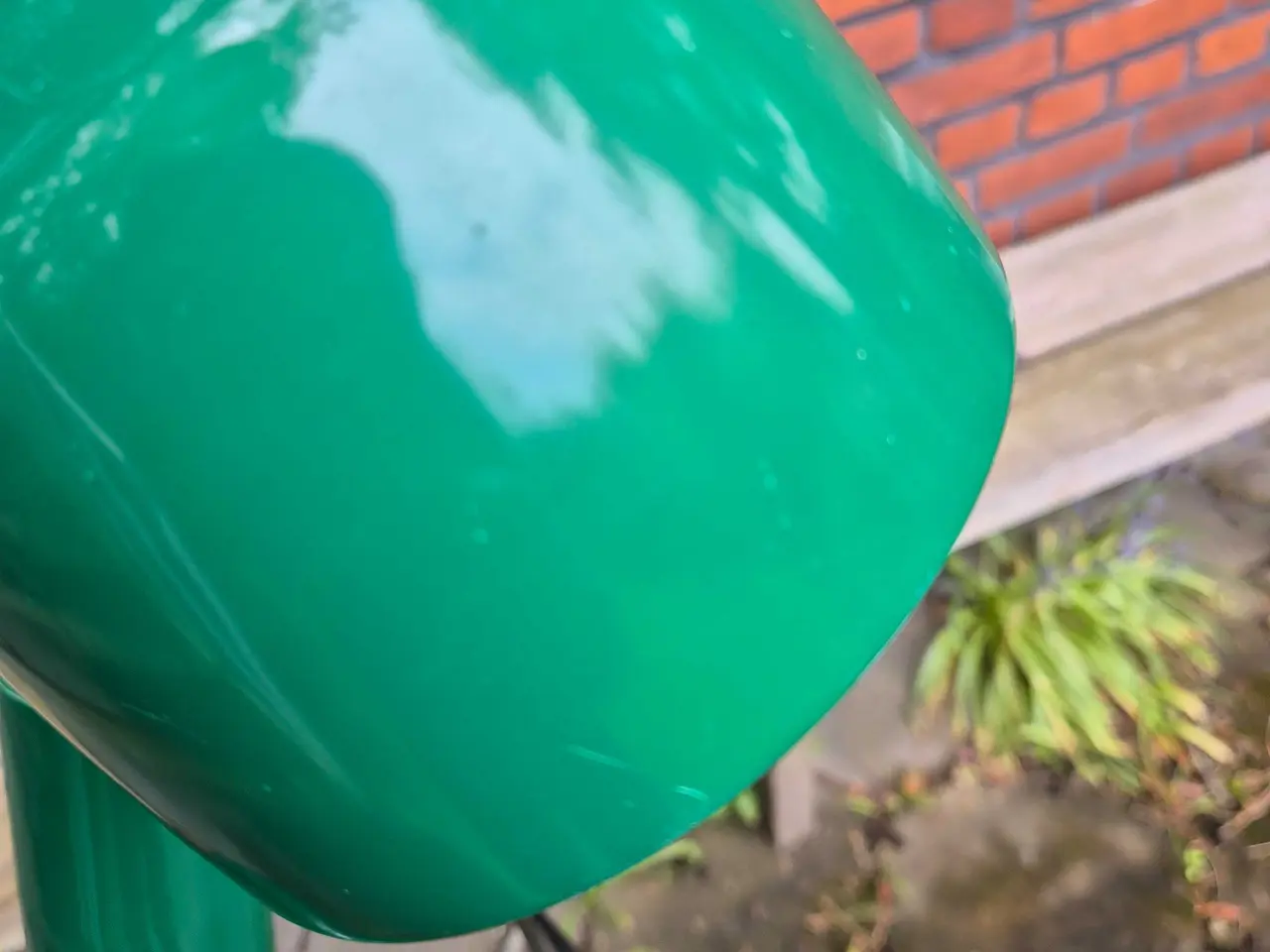 Billede 5 - Standerlampe med to høje grønne spot