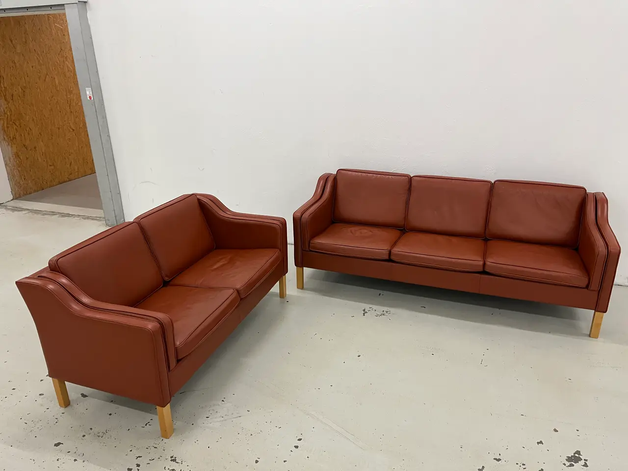 Billede 5 - Eksklusiv Mogens Hansen MH195 3+2 Pers.cognac 