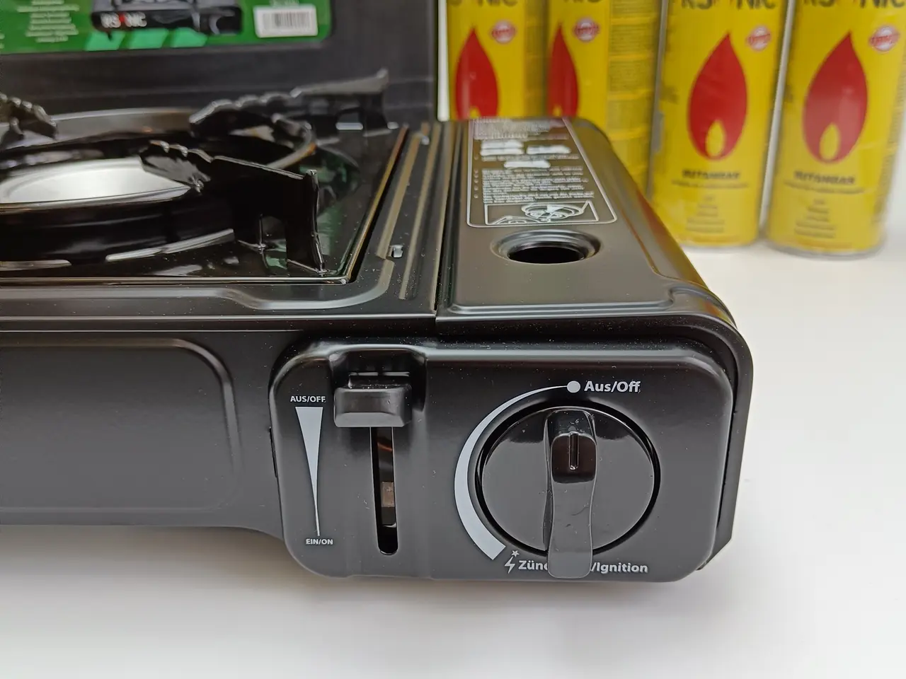 Billede 7 - NY! 2200W RSONIC Gaskomfur + 4 Dåser med GAS
