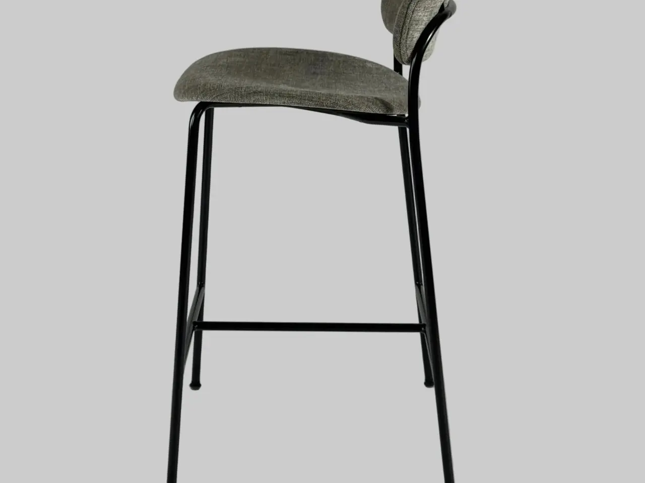 Billede 4 - &tradition Pavilion Barstol – Grå med Sort Stel SH 65 cm