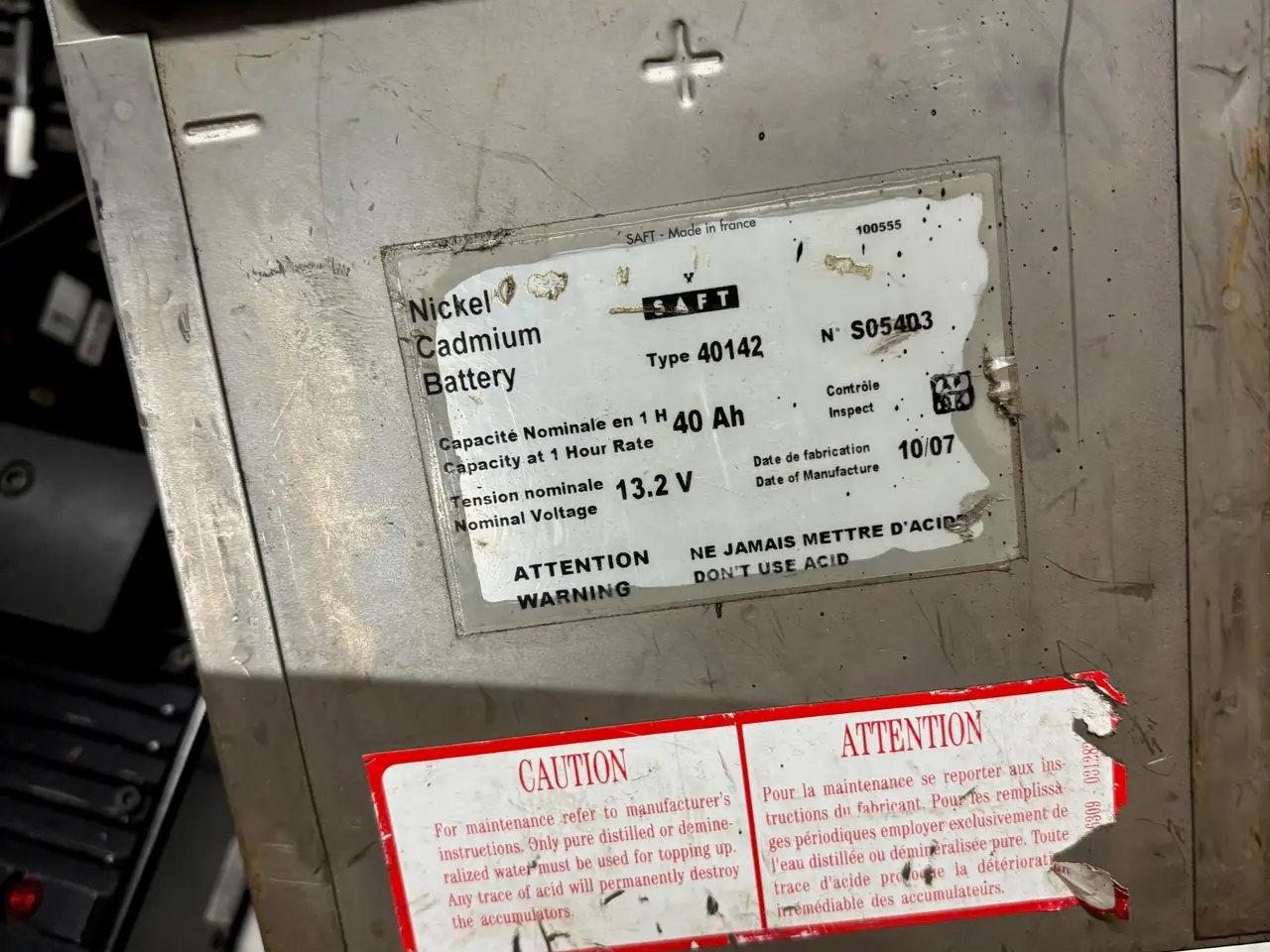Billede 2 - 13 stk. Batterier SAFT Ni-Cd (nikkel-cadmium)