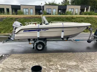 Ørnvik 441 CLX styrepult båd med 40 HK Mariner 