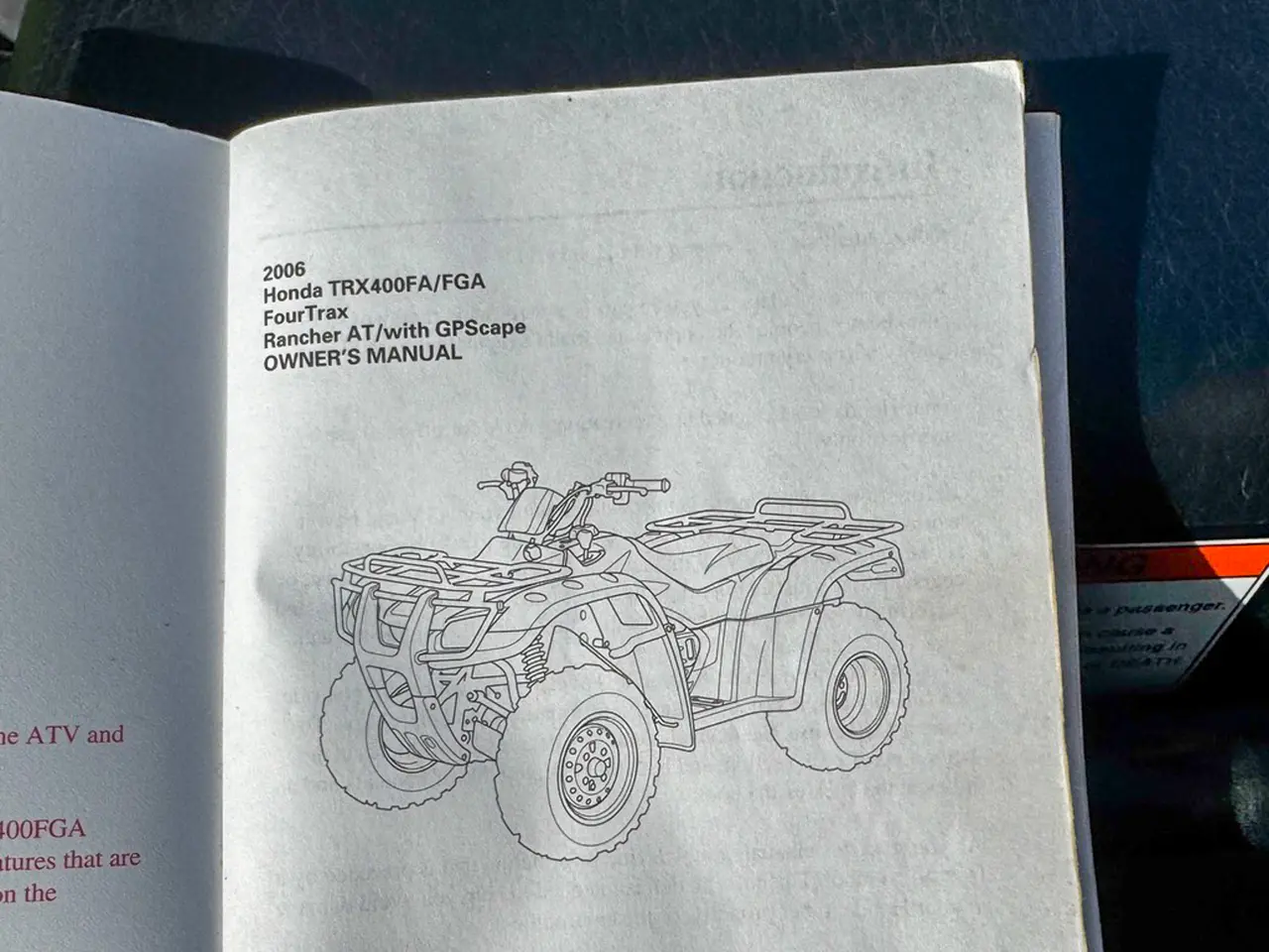 Billede 11 - Honda TRX 400Rancher AT automatgear 4x4