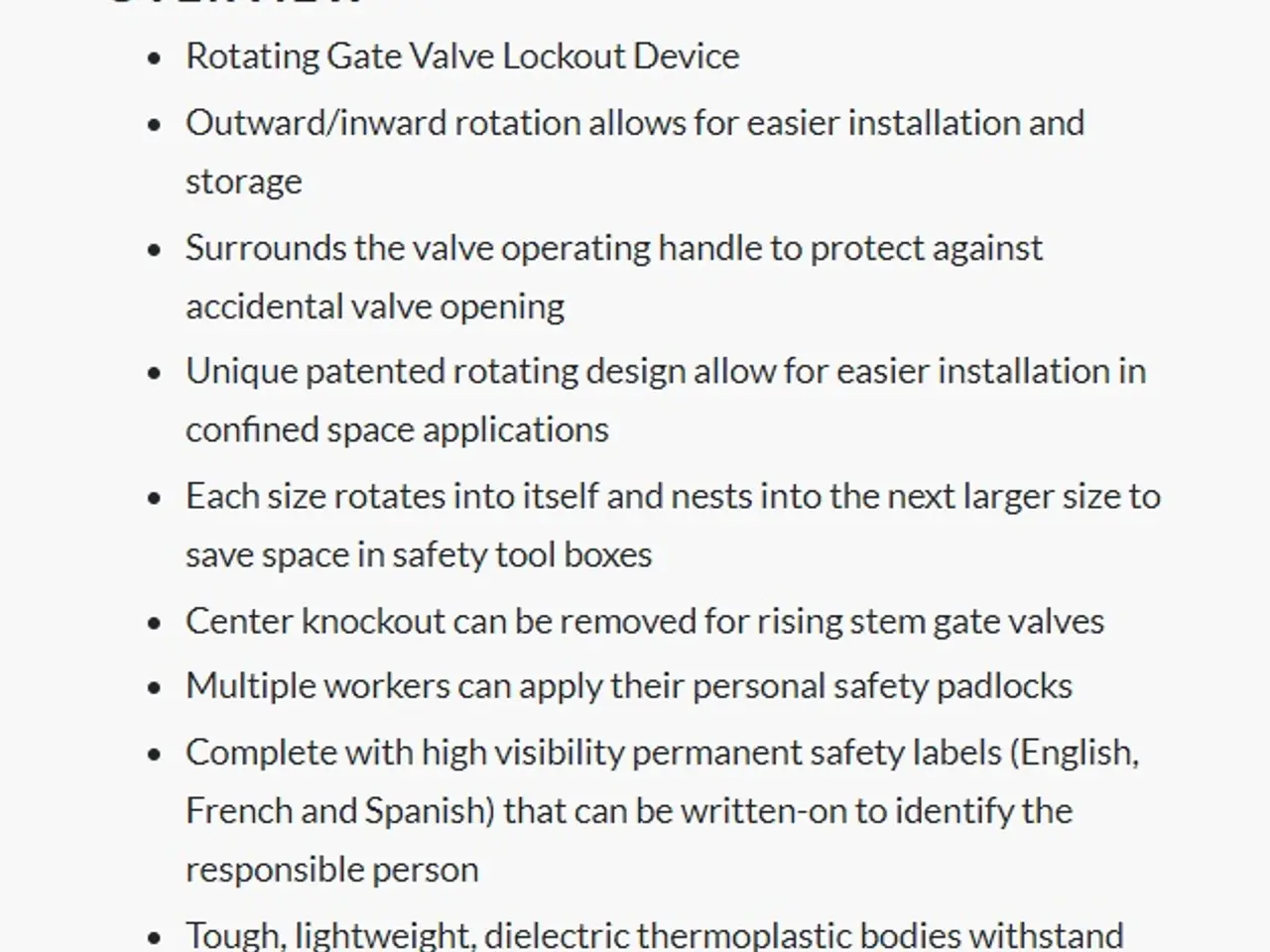 Billede 2 - Master Lock Rotating Gate ventil Lockout, 8in-13in